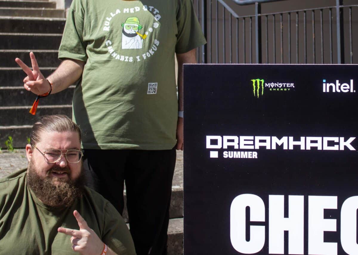 Vilsen cannabisaktivist hittade hem på Dreamhack