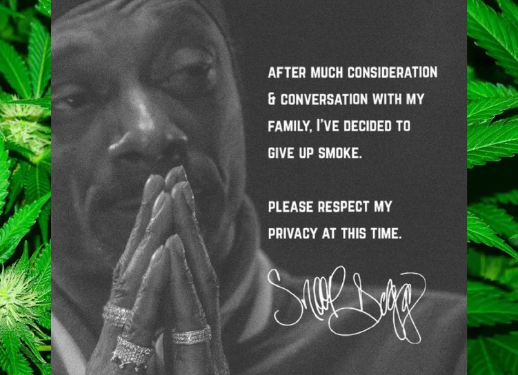 Snoop lägger ner cannabis!