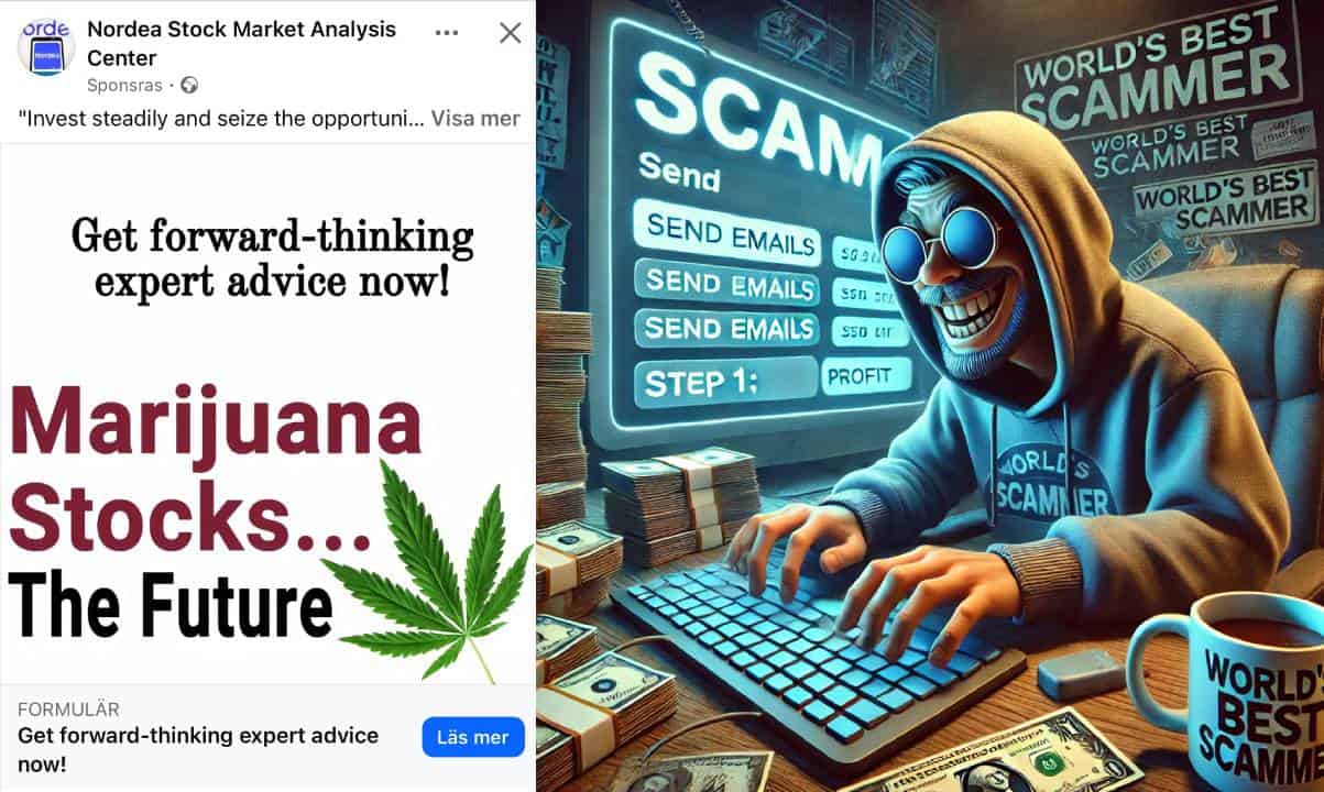 Bedrägeriförsök i Nordeas namn!