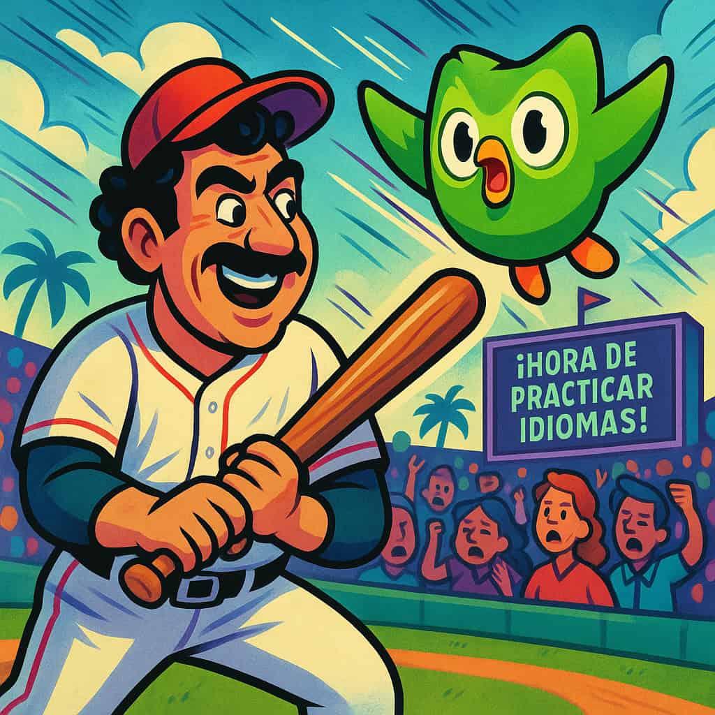 Du behöver inte Duolingo för att lära dig spanska. Du behöver cannabis och en komiker.