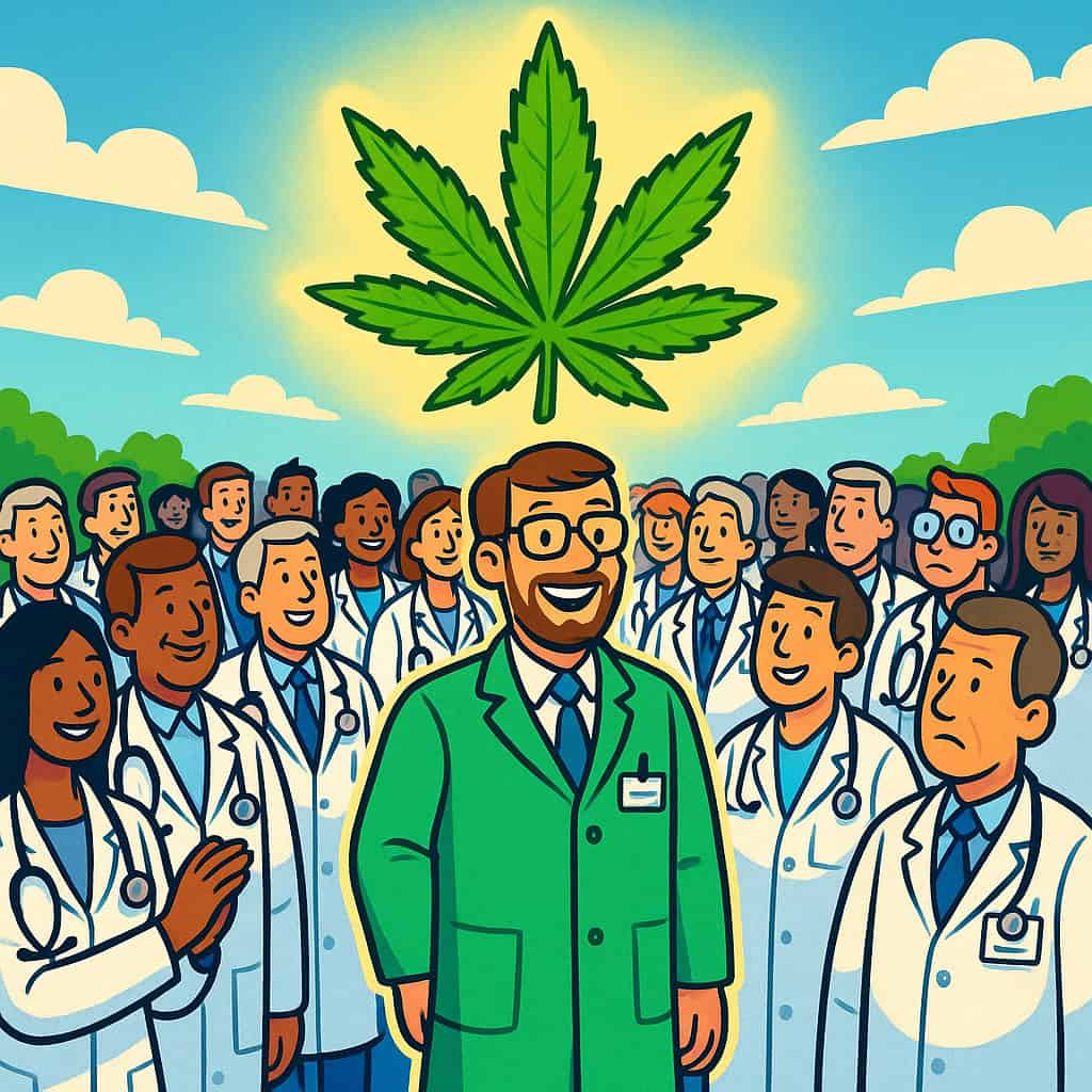 Färre än 1 % av Storbritanniens läkare är utbildade för att förskriva medicinsk cannabis