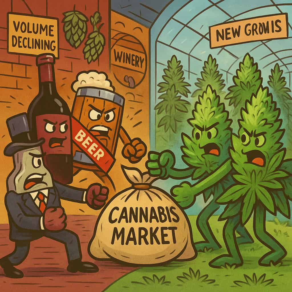 Öl-, vin- och spritdistributörer vill inte förbjuda hampa