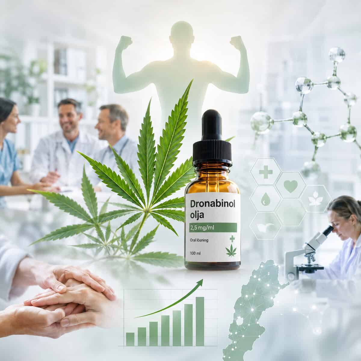 Medicinsk cannabis i Sverige ökar kraftigt – Aurea Care har hjälpt över 10 000 smärtpatienter!