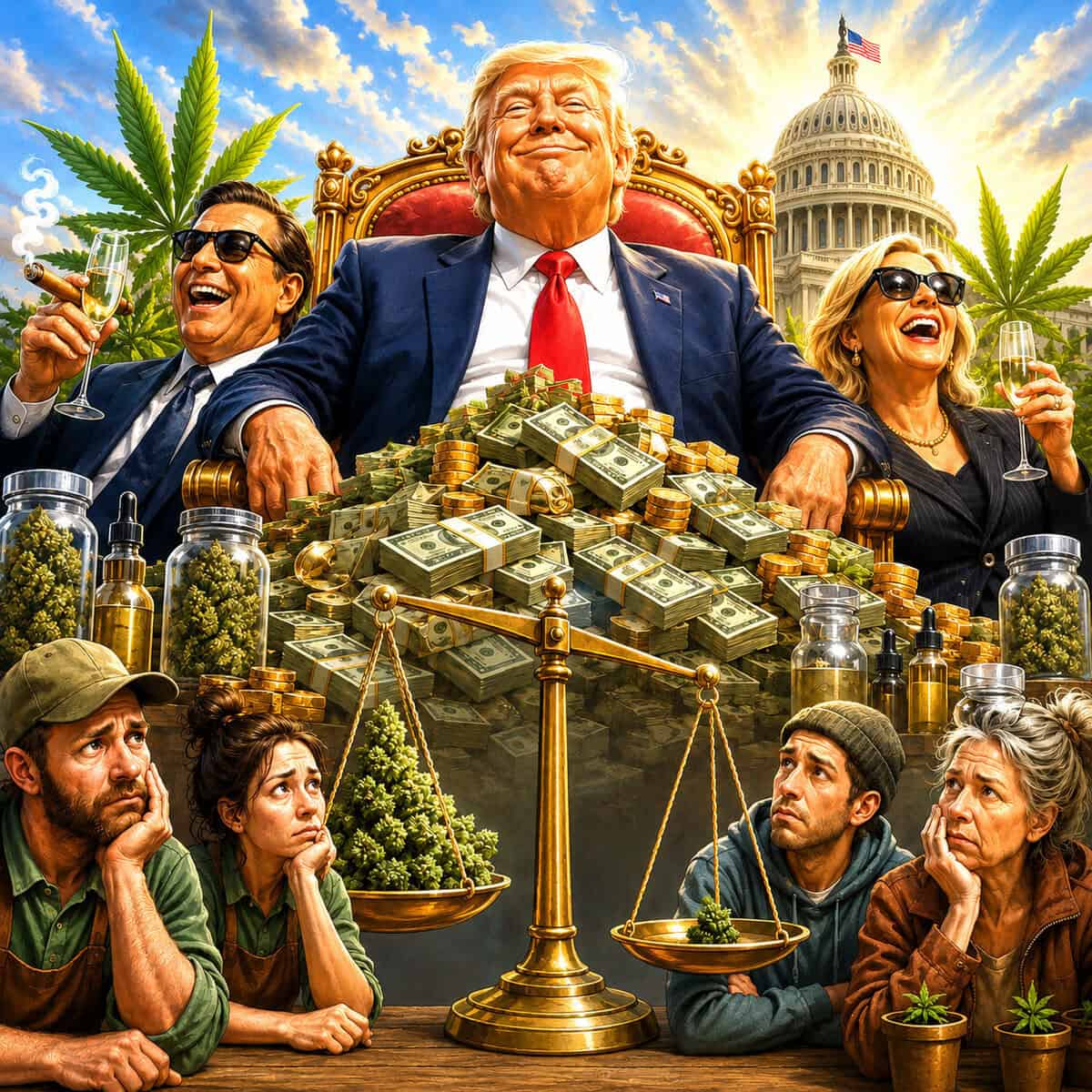 Är Cannabis jättarna dom enda vinnarna i Trumps Cannabisreform?