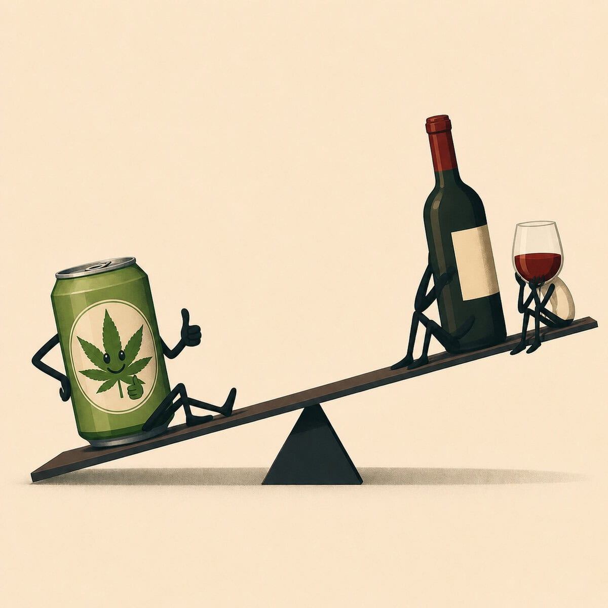 Nu ersätter Cannabisdrycker alkohol – Siffrorna är häpnadsväckande!