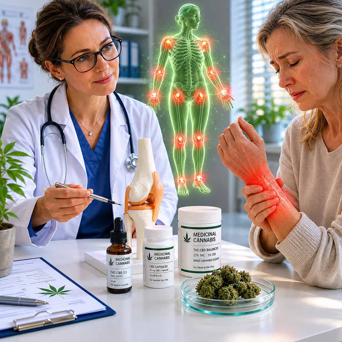 Nästan var sjätte artritpatient använder cannabis mot ledsmärta – forskningen pekar mot ett växande medicinskt evidensläge