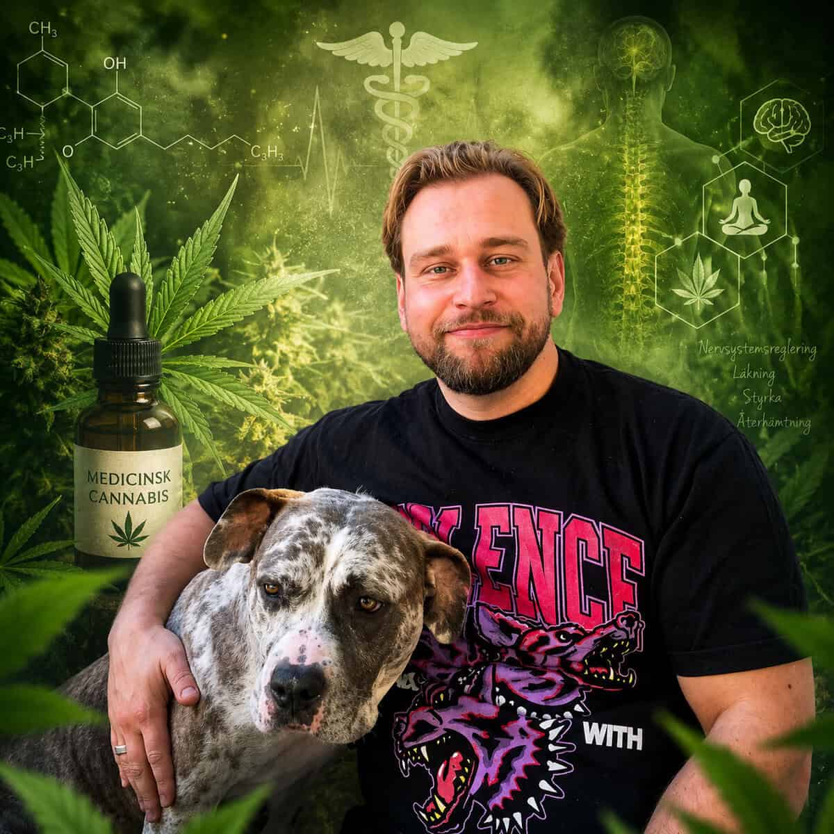 ”Det kunde ta 45 minuter att ta på mig skorna” – Isaac fann en väg tillbaka genom medicinsk cannabis