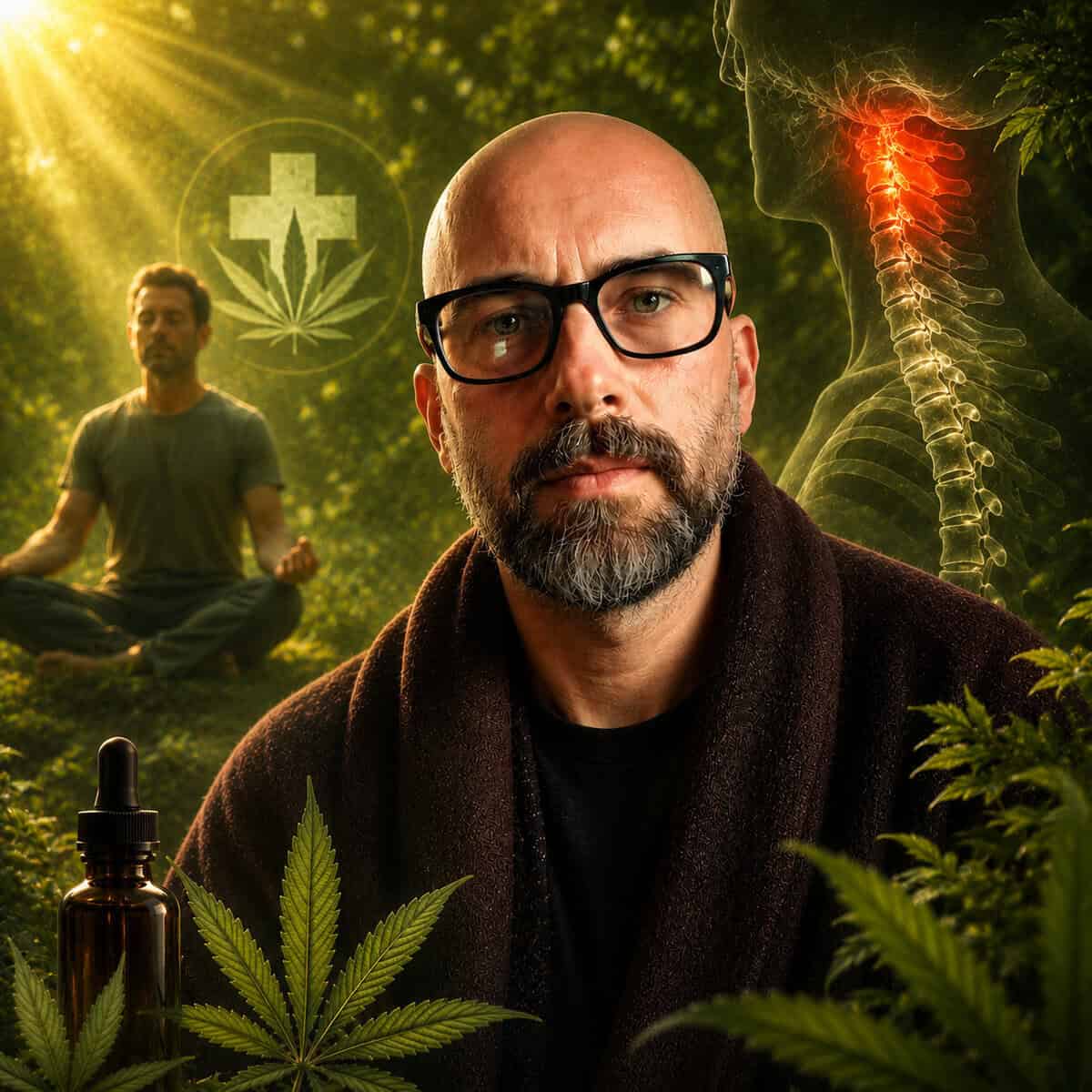 “Jag låg hemma i ett mörker och vågade knappt röra huvudet” – Ronny fick tillbaka livet med medicinsk cannabis