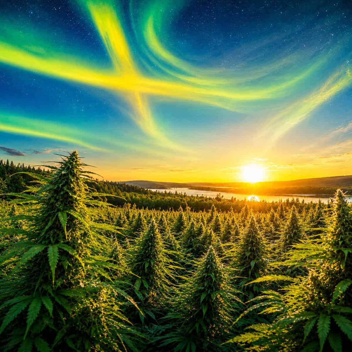 Sverige landet med nolltolerans, midnattssol och Northern Lights!