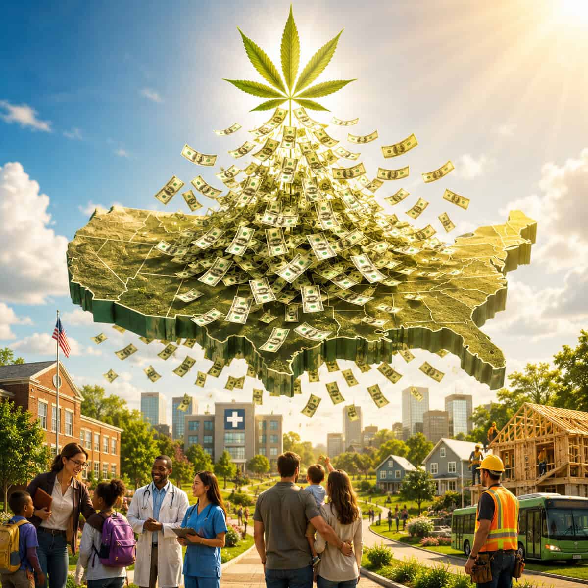 Amerikanska delstater har nu dragit in över 28 miljarder dollar i skatteintäkter!