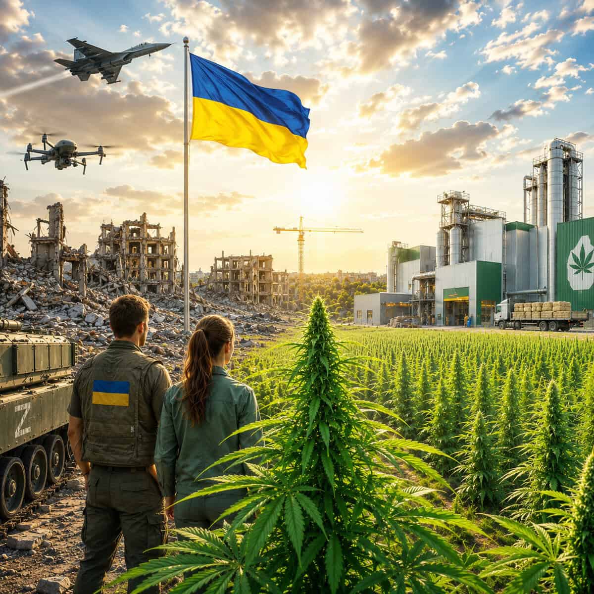 Kriget avgör Ukrainas stora Hampasatsning?