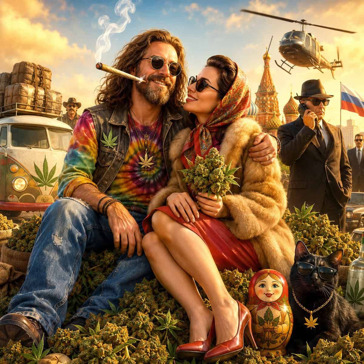 Kärlek, cannabis och KGB? – Historien som låter för galen för att vara sann…