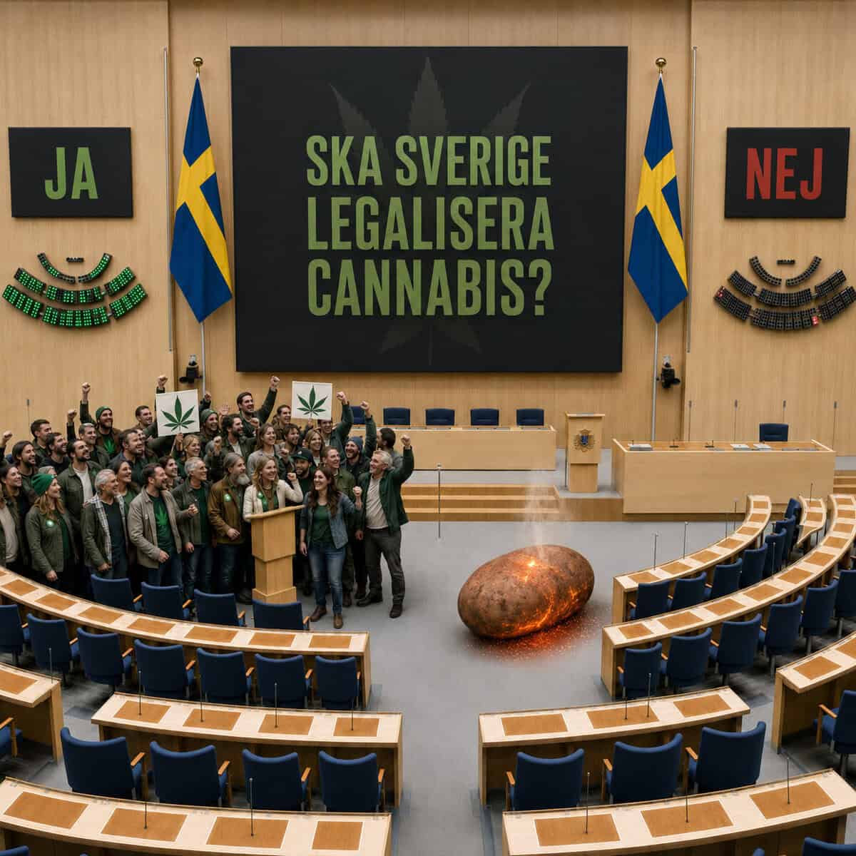 Frågan om cannabislegalisering är en kioskvältare!