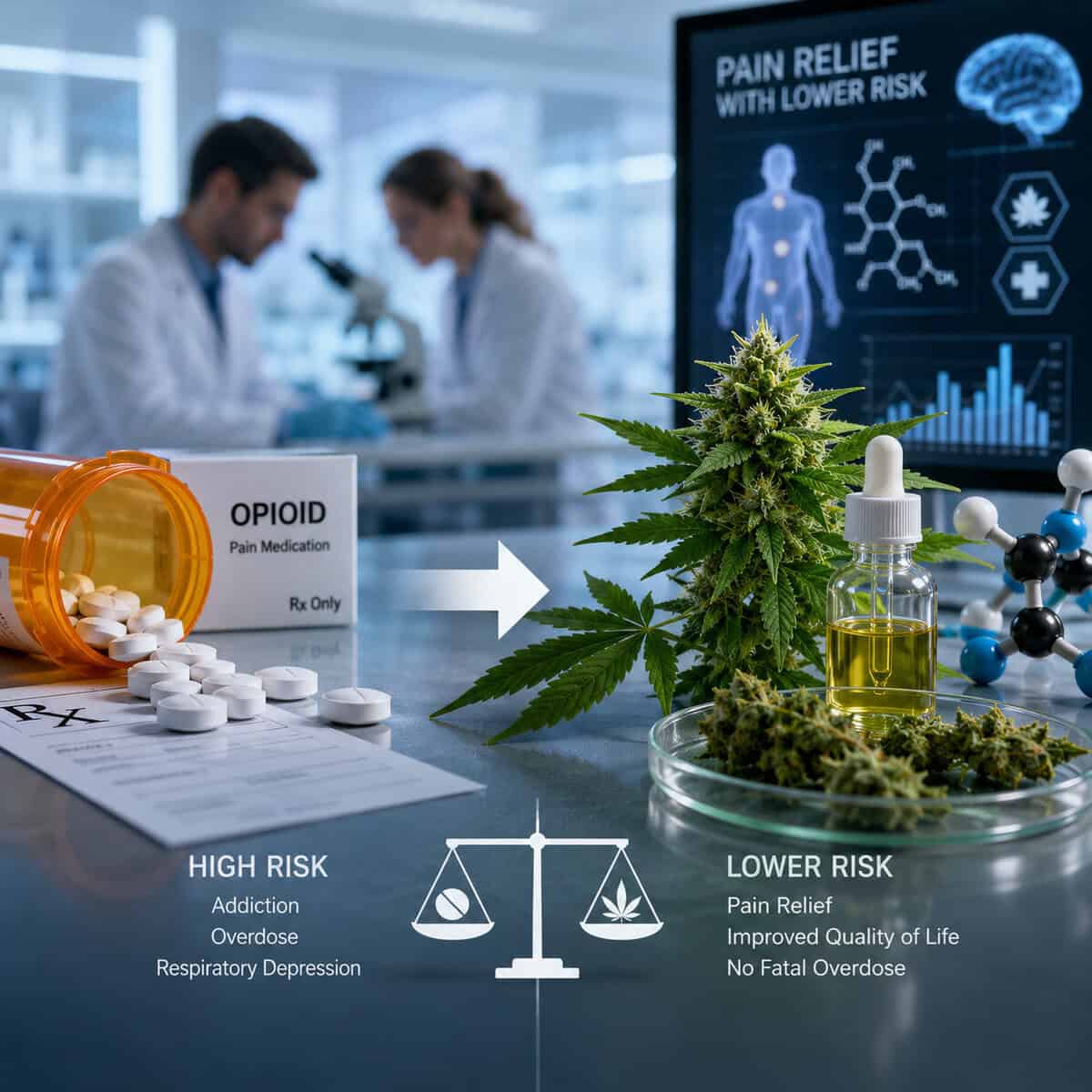 Cannabis skulle kunna ersätta miljontals opioidrecept – om vi bara lät växten göra sitt jobb