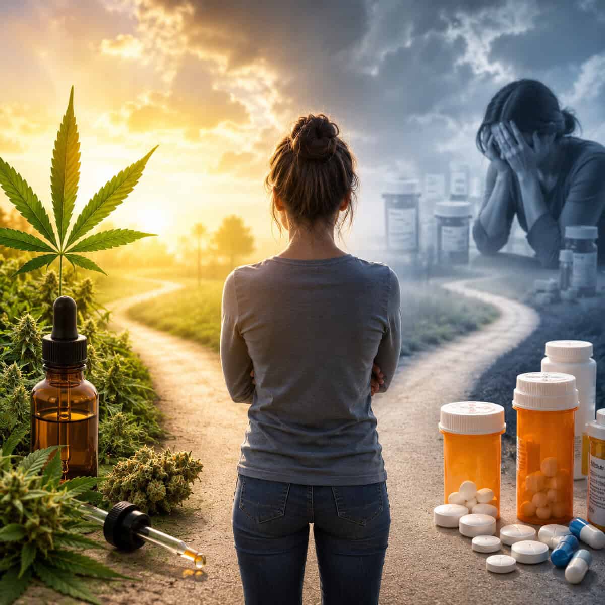 Kvinnor väljer allt oftare medicinsk cannabis framför receptbelagda läkemedel mot psykisk ohälsa.