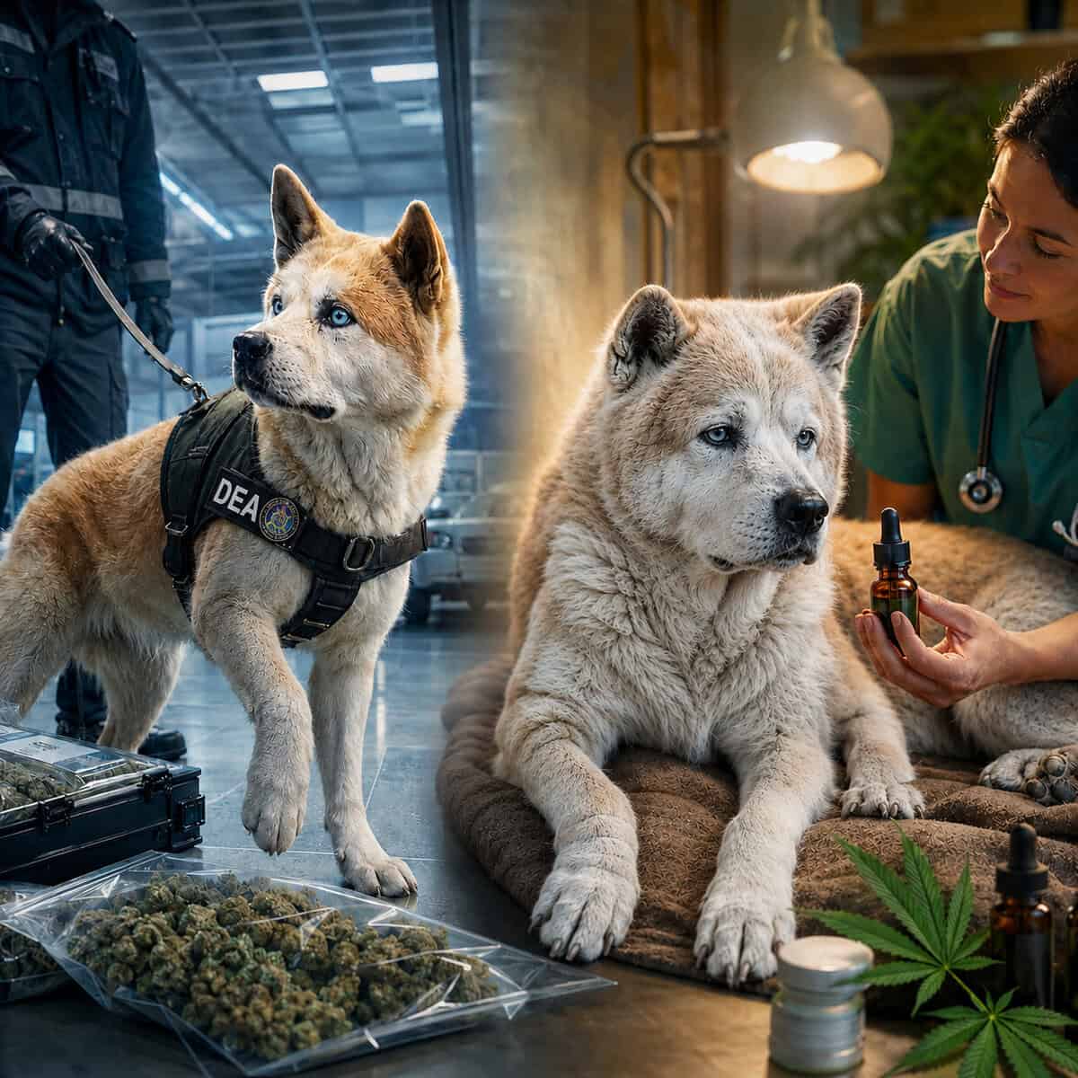 Från narkotikahund till cannabispatient