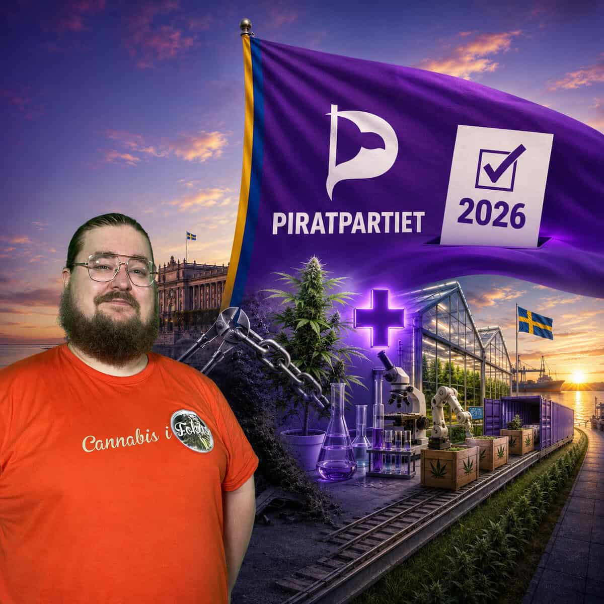 Det finns få cannabispolitiker, jag är valbar 2026