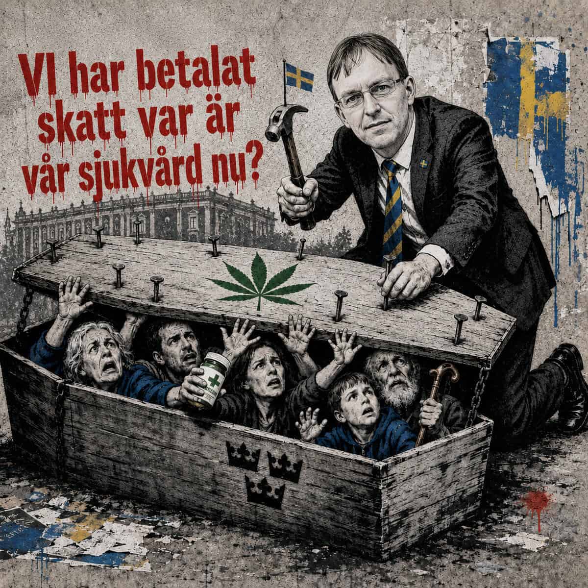 Magnus Thyberg försökte stänga cannabisklinikerna – nu betalar patienterna priset för hans haveri…