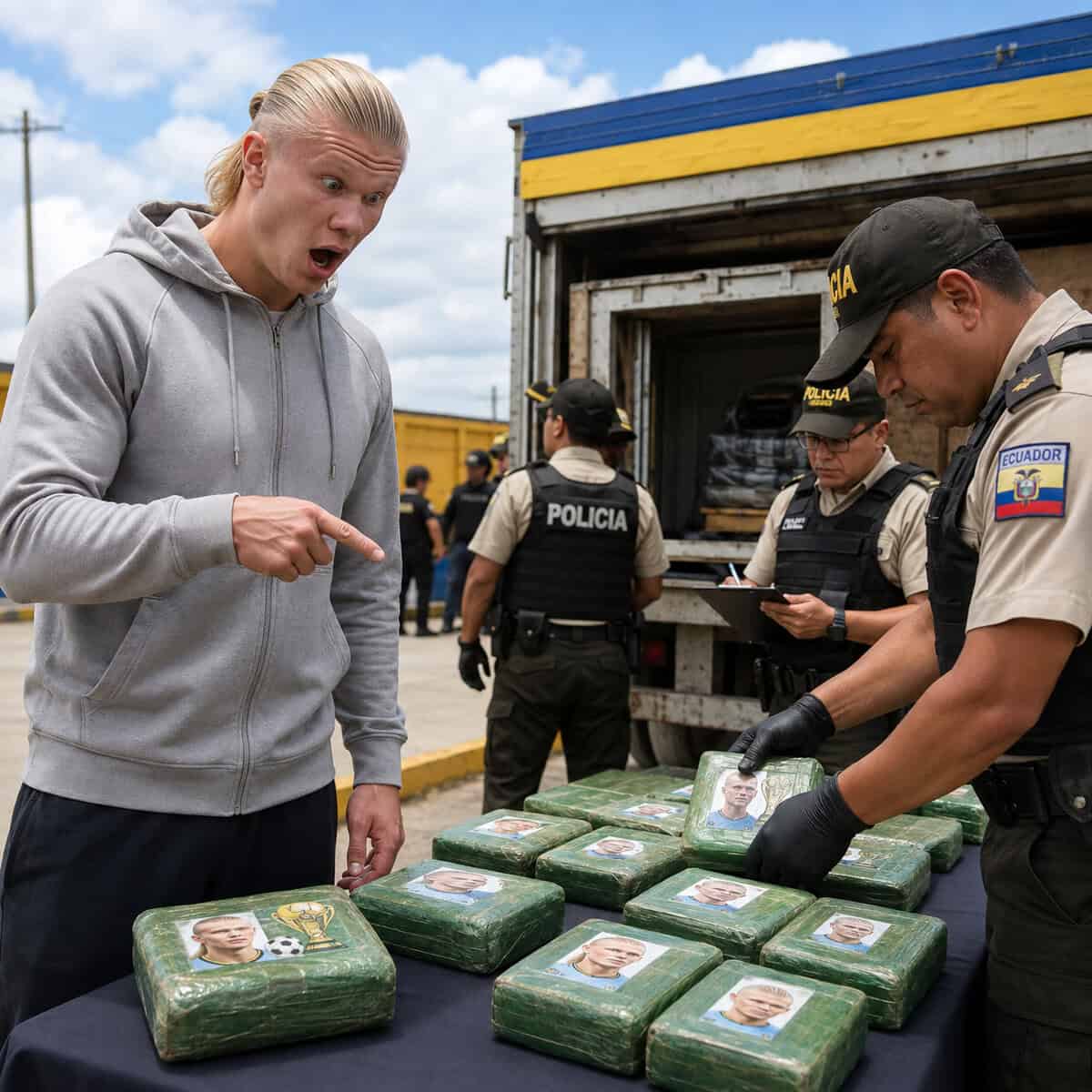 Erling Haaland gjorde mål igen – den här gången på 370 paket kokain
