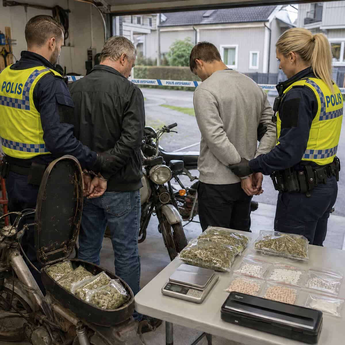 Pappa och son blev kollegor i narkotikahandeln nu döms båda till fängelse