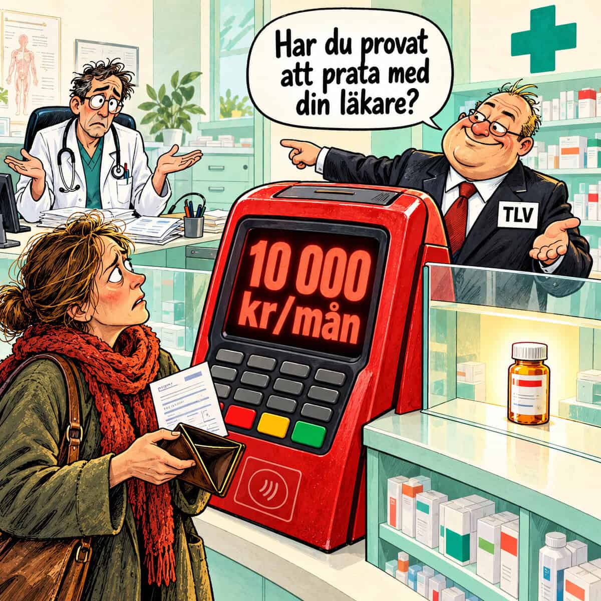 Vad ska läkaren göra åt att patienten är fattig?